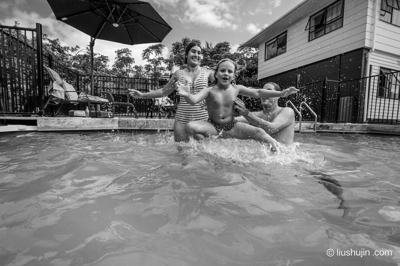 Swimming Pool Holiday Villa Auckland Exterior foto